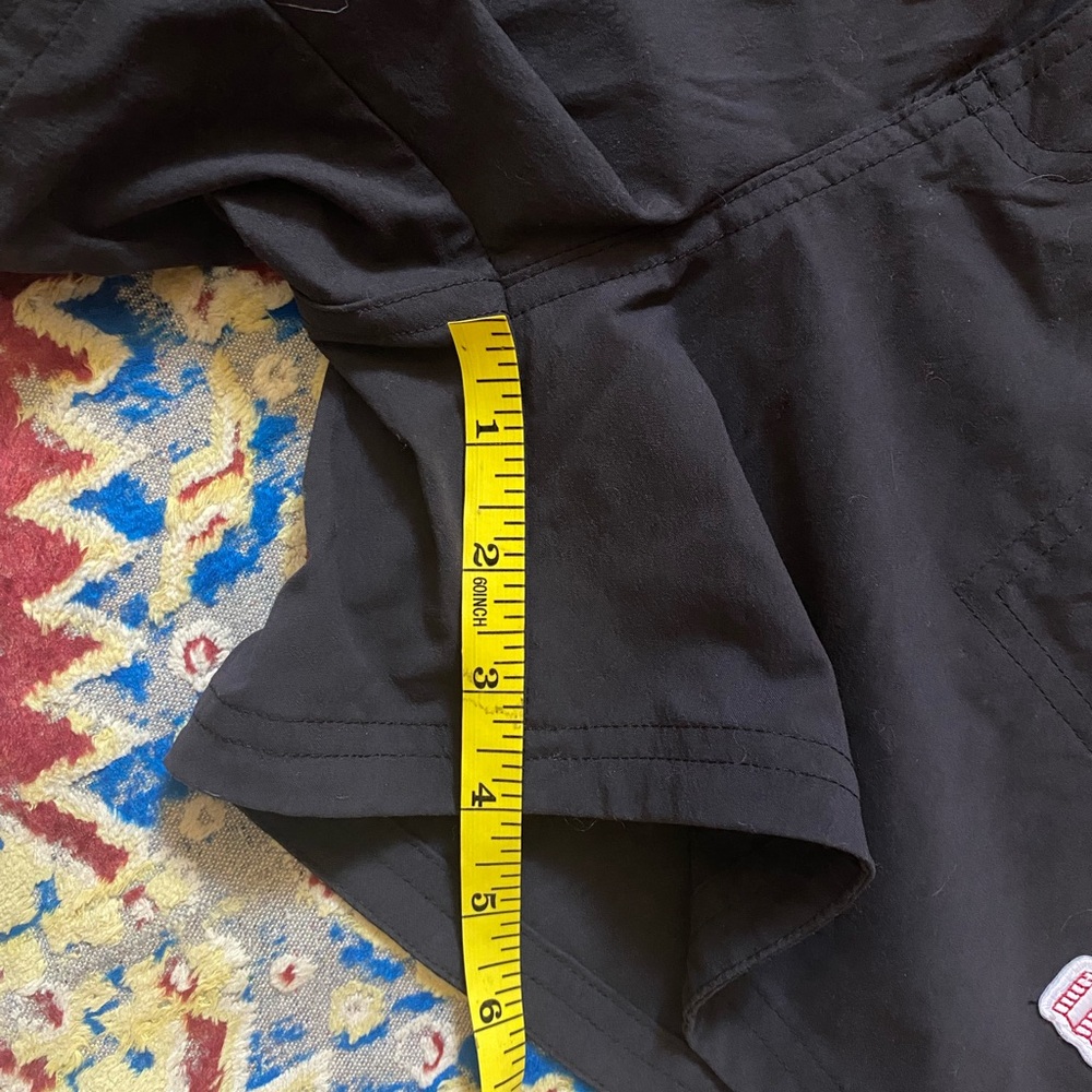 Topo Designs Black River Shorts with Red Webbing Belt Medium (Fits Like Small) - Picture 7 of 7